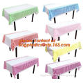 Plastic Tablecloth Rectangle Transparent Waterproof Wipe Clean Table Cover Home Decor Wedding Event Patry Decorations